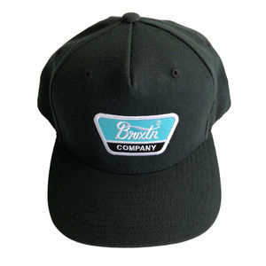 Brixton Linwood MP Snapback Hat Cap Black